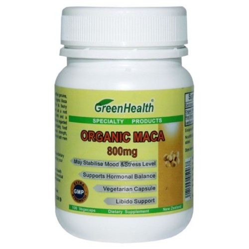 Organic Maca Root 800mg x 100 Capsules 