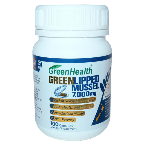 Green Lipped Mussel  7000mg 100 Capsules 