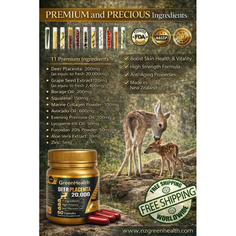GreenHealth Deer Placenta promotional image