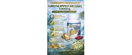 Green Lipped Mussel  7000mg 100 Capsules 