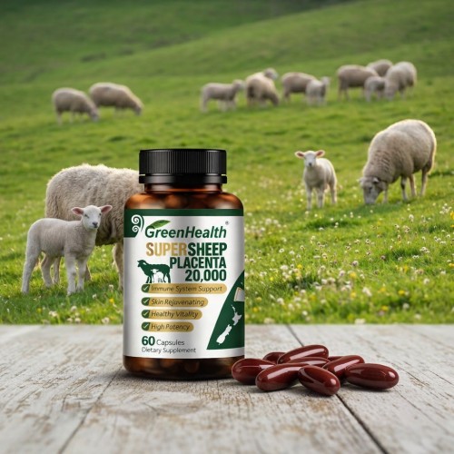 Super Sheep Placenta 20000mg 60 Caps