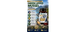 Green Lipped Mussel 7000mg Capsules | Joint Support