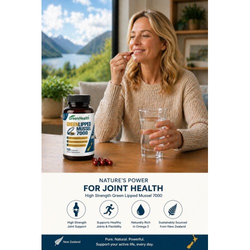 Green Lipped Mussel 7000mg Capsules | Joint Support