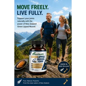 New Zealand Green Lipped Mussel Daily Wellness Supplement