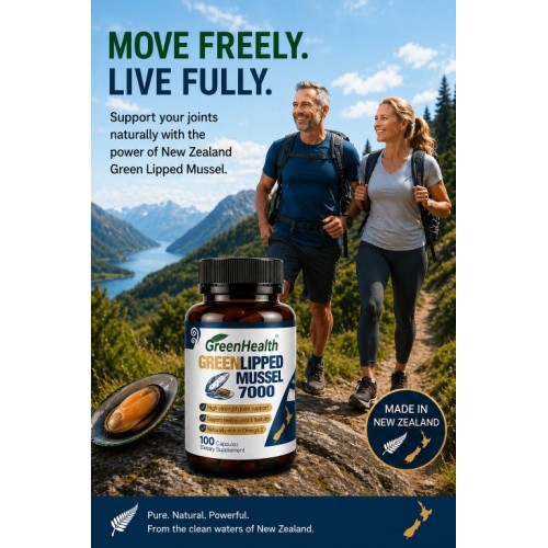 Green Lipped Mussel 7000mg Capsules | Joint Support