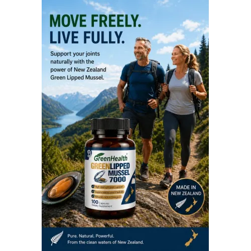 New Zealand Green Lipped Mussel Daily Wellness Supplement