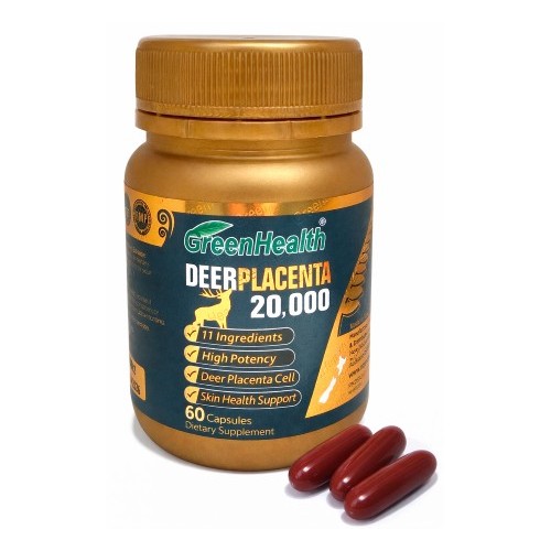 Deer Placenta 20000mg 60 Capsules | New Zealand Supplement