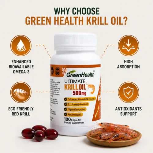 New Zealand Krill Oil 500mg Capsules
