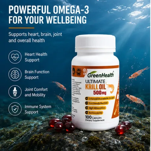 Premium Antarctic Krill Oil Omega 3