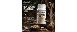 New Zealand Deer Velvet 1000mg Capsules