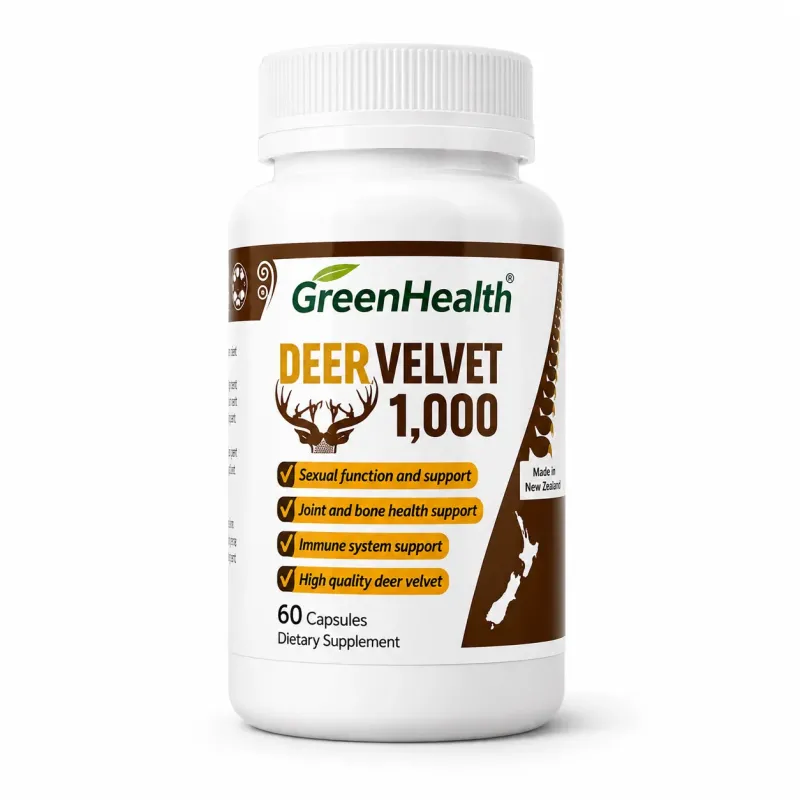 New Zealand Deer Velvet 1000mg Capsules