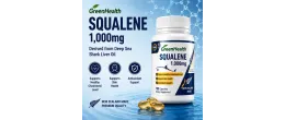 Premium Squalene 1000mg Capsules Supports Skin Health And Antioxidant Protection