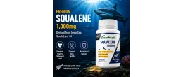 New Zealand Squalene 1000mg Deep Sea Shark Liver Oil Supplement