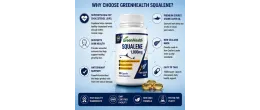 New Zealand Squalene 1000mg Deep Sea Shark Liver Oil Supplement
