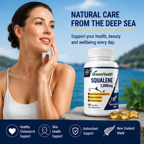 Skin Health And Antioxidant Support Squalene Capsules