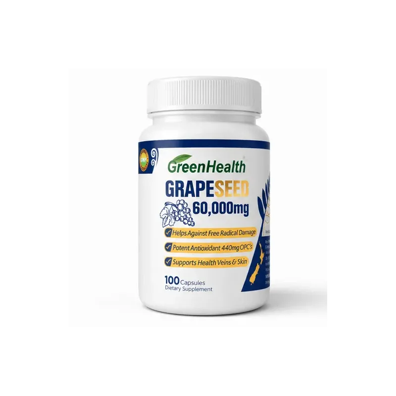 New Zealand Grape Seed Extract 60000mg 100 Capsules