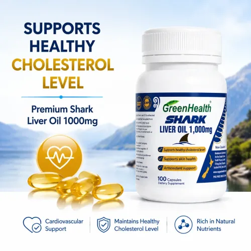 New Zealand Shark Liver Oil 1000mg x 100 Capsules