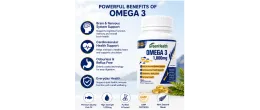 Omega 3 1000mg x 100 Capsules