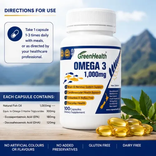 Omega 3 1000mg x 100 Capsules