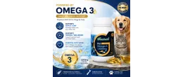 Pet Omega 3 1500mg Capsules | Fish Oil for Dogs & Cats