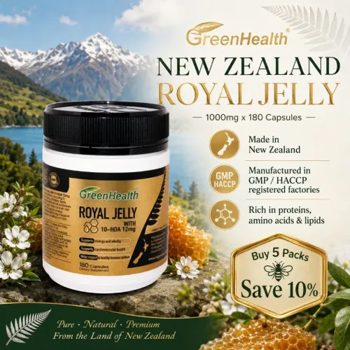 Royal Jelly Extract 1000mg Capsules | Natural Bee Supplement