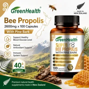 Bee Propolis 2600mg Capsules | Natural Propolis Supplement