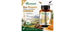 Bee Propolis 2600mg Capsules | Natural Propolis Supplement