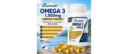 Benefits of GreenHealth Omega 3 1,500mg Fish Oil