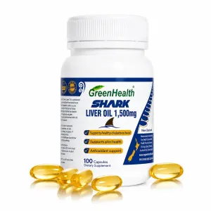 New Zealand Shark Liver Oil 1500mg x 100 Capsules