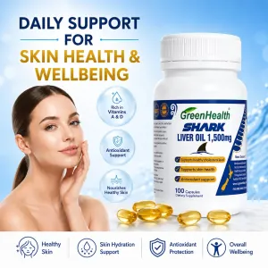 Shark Liver Oil Capsules for Daily Wellness Support