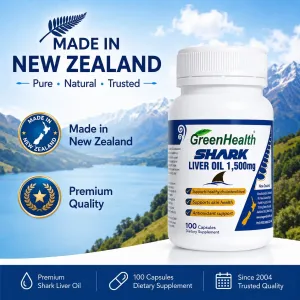 Shark Liver Oil Supplement Made in New Zealand