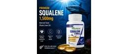 Premium Squalene 1,500mg Derived from Shark Liver Oil