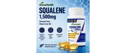 New Zealand Made Squalene 1,500mg for Skin and Antioxidant Support