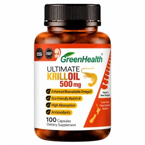 Krill Oil 500mg Capsules Omega 3 Supplement