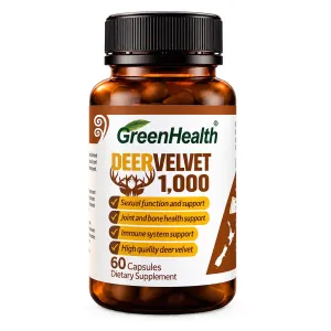 New Zealand Deer Velvet 1000mg Capsules