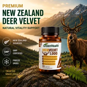 Deer Velvet Capsules for Vitality and Wellbeing