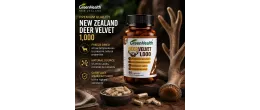New Zealand Deer Velvet 1000mg Capsules